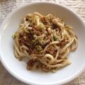 yukky77☆'s cooksnap of when they made 生姜醤油味の簡単焼うどん♪.