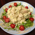 Naragon's cooksnap of when they made アボカドとエビのにんにく醤油マヨ.