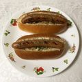 puniＫ's cooksnap of when they made スウェーデン式ホットドッグ♪揚げ玉ねぎで.