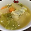 pandaayu's cooksnap of when they made 野菜たっぷり餃子スープ.