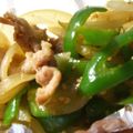 MilkLove's cooksnap of when they made 豚肉のゴマ風味いため.