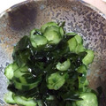 07moe's cooksnap of when they made 胡瓜とわかめの酢物.