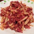 mitsu3219's cooksnap of when they made ピーマンじゃがいもコンビーフde青椒肉絲.
