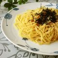 くまた305号's cooksnap of when they made 喫茶店のたらこスパゲティ.