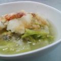おにちく's cooksnap of when they made 鯖缶で☆ダシ要らず海鮮みぞれ鍋☆雪見鍋.