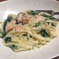mai720's cooksnap of when they made 簡単に！サーモンクリームパスタ.