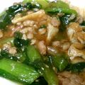 ちゃぶたろー's cooksnap of when they made カンタン!!豚と小松菜のあんかけ焼きそば.