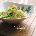 矢切のねぎちゃん's cooksnap of when they made 白菜とツナのポン酢和え.