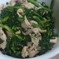 mizzznori's cooksnap of when they made ごまたっぷり。ほうれん草と豚肉胡麻和え.