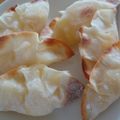 ＬＵＣＩ's cooksnap of when they made 餃子の皮で作るミニミニアップルパイ.