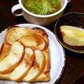 梨伽ママ's cooksnap of when they made 簡単☆りんごシナモントースト.