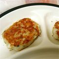 airi777's cooksnap of when they made 里芋とシーチキンのハンバーグ.