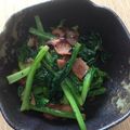 せろりんご's cooksnap of when they made 小松菜の☆生クリーム”炒め”.