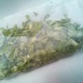 memgeg's cooksnap of when they made セロリの葉っぱの保存方法.
