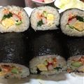 福山きみちゃん's cooksnap of when they made 初めて作って大成功！恵方巻き.