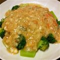 ☆香音★'s cooksnap of when they made ブロッコリーの蟹(カニカマ)あんかけ.