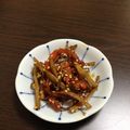 ハィさか's cooksnap of when they made ばあばの味！きんぴらごぼう！.