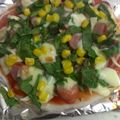 marixxxm's cooksnap of when they made 簡単5分♪米粉から作るピザ生地☆お餅.