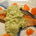 ＷａＴヒロコロ's cooksnap of when they made 鮭のムニエル　アボカドソース添え.