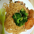 鈴カステラ。's cooksnap of when they made ほうれん草としめじとベーコンの和風パスタ.