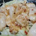 まゆみきママ's cooksnap of when they made 柔らか鶏むね肉のマヨ☆スイートチリソース.