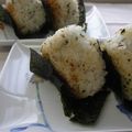 nonko55's cooksnap of when they made しらすと大葉の焼きおにぎり☆.