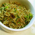 ahoaco's cooksnap of when they made じゃことかぶの葉炒め.
