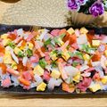 ボブナナ's cooksnap of when they made 市販品で簡単＆豪華♪海鮮ちらし寿司ケーキ.