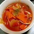 agak's cooksnap of when they made あさりのトマトスープ.