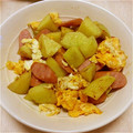 はやちmama's cooksnap of when they made じゃがいもと卵とウインナー炒め.