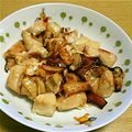 Ｍatu☆Music's cooksnap of when they made おつまみに☆エリンギと鶏肉のチーズ焼き☆.