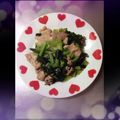 K0A9O0R8U♪'s cooksnap of when they made 豚肉と小松菜とわかめの炒め物.