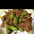 セキノール's cooksnap of when they made しし唐とベーコンの味噌炒め.