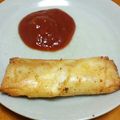 かとまり126's cooksnap of when they made 簡単❤︎チーズとベーコン、ズッキーニ春巻.