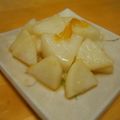 まゆみ母ちゃん's cooksnap of when they made 柚子ジャム大根のしょうゆ漬け.