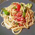 ⊕ARuMa⊕'s cooksnap of when they made レモン醤油とにんにくで絶品✽冷製パスタ.