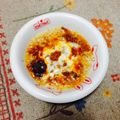 joy09's cooksnap of when they made ミートソース缶で簡単♪もちピザ.