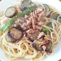 お腹がぐう's cooksnap of when they made ♪ナスとピーマンの醤油麹ツナパスタ♪.