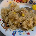 ☆ぱくち☆'s cooksnap of when they made カレーピラフ☆炊飯器で超簡単♪.