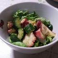 はるたんママ0727's cooksnap of when they made お手軽♪たことキュウリのにんにくポン酢.