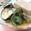タロすけ's cooksnap of when they made 高野豆腐の含め煮～茄子＆ししとう添え～.
