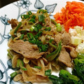 macky_'s cooksnap of when they made ラム（羊肉）と長ネギの簡単柚子胡椒炒め.