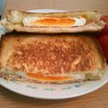 かな勉強中's cooksnap of when they made フライパンでホットサンド.