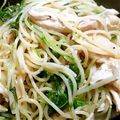 なちこxxx's cooksnap of when they made 水菜と鶏肉のパスタ.
