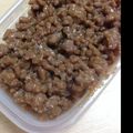 1年生☆'s cooksnap of when they made 簡単！万能！お弁当にも肉味噌風そぼろ.
