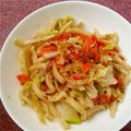 汰木ﾟo｡'s cooksnap of when they made 時短！ツナとキャベツの焼きうどん☆.