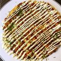 台湾っ子's cooksnap of when they made 自家製冷凍お好み焼の美味しい食べ方。.