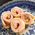 ４番目's cooksnap of when they made クレープの皮でくるくるおつまみ☆.