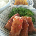 hanzo829's cooksnap of when they made さばの竜田揚げ・スイートチリあんかけ。.