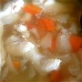 kam嫁's cooksnap of when they made 体があったまる　白菜とチキンの春雨スープ.
